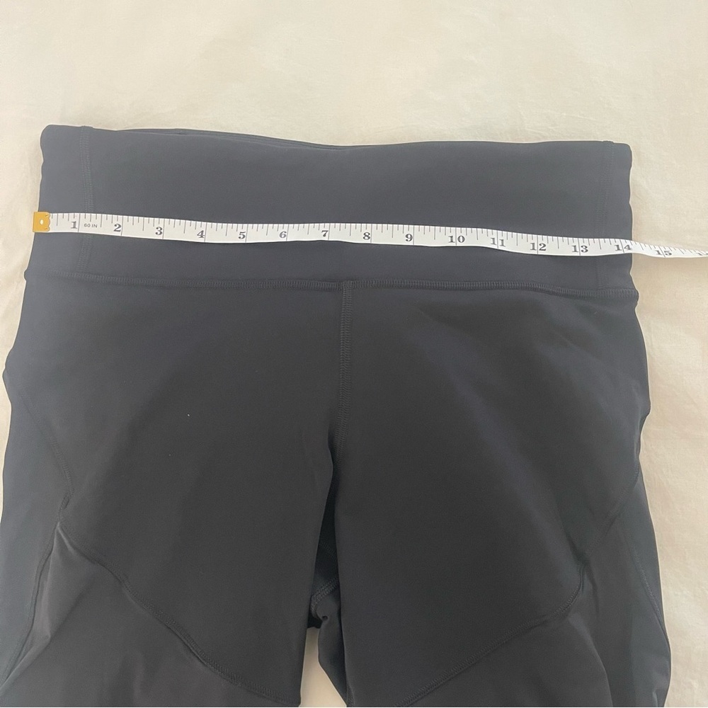 Lululemon Black Leggings- Cropped - Picture 7 of 8
